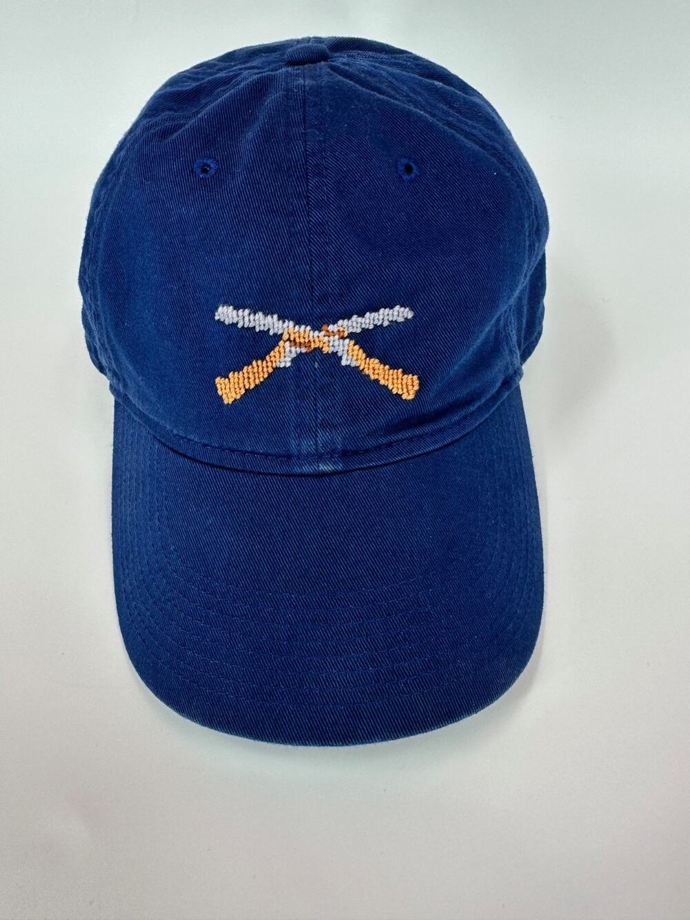 Smathers & Branson Blue Embroidered Hunting Rifles Outdoors Adjustable Cap Hat